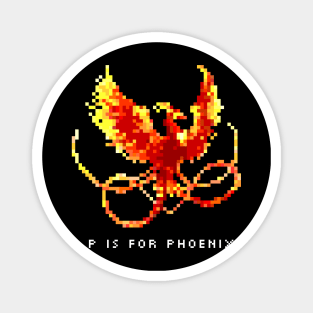 P is for Phoenix Magnet